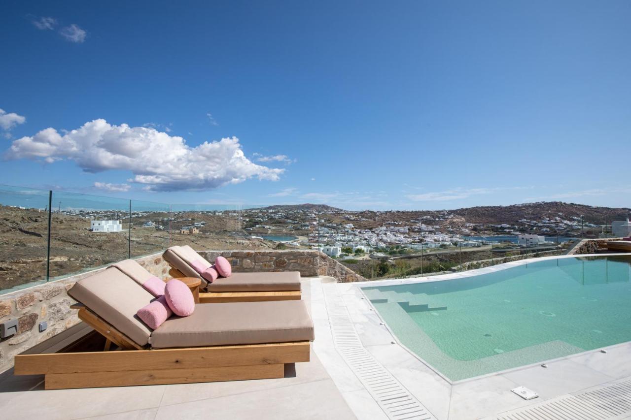 Due Mari Mykonos Hotel Agios Ioannis Diakoftis ภายนอก รูปภาพ