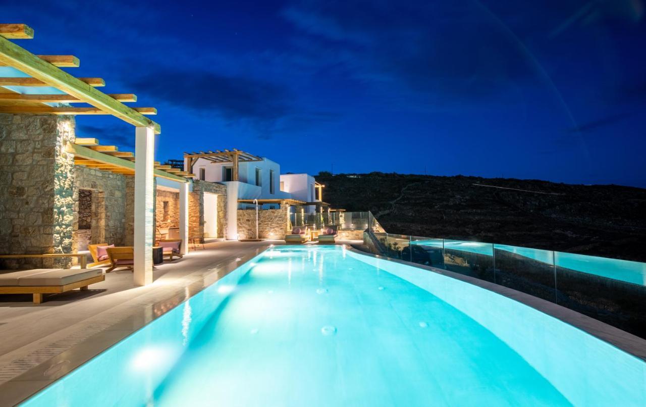 Due Mari Mykonos Hotel Agios Ioannis Diakoftis ภายนอก รูปภาพ