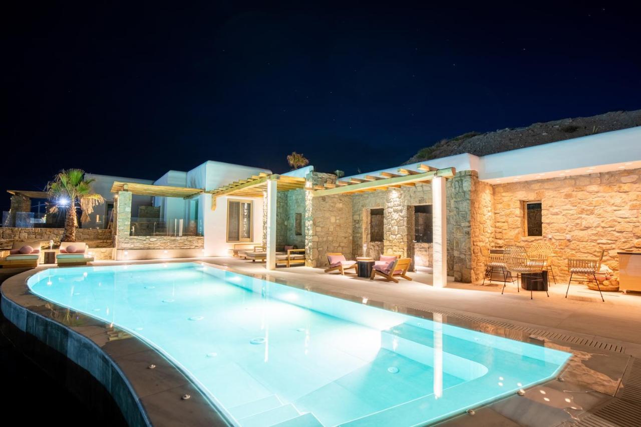 Due Mari Mykonos Hotel Agios Ioannis Diakoftis ภายนอก รูปภาพ