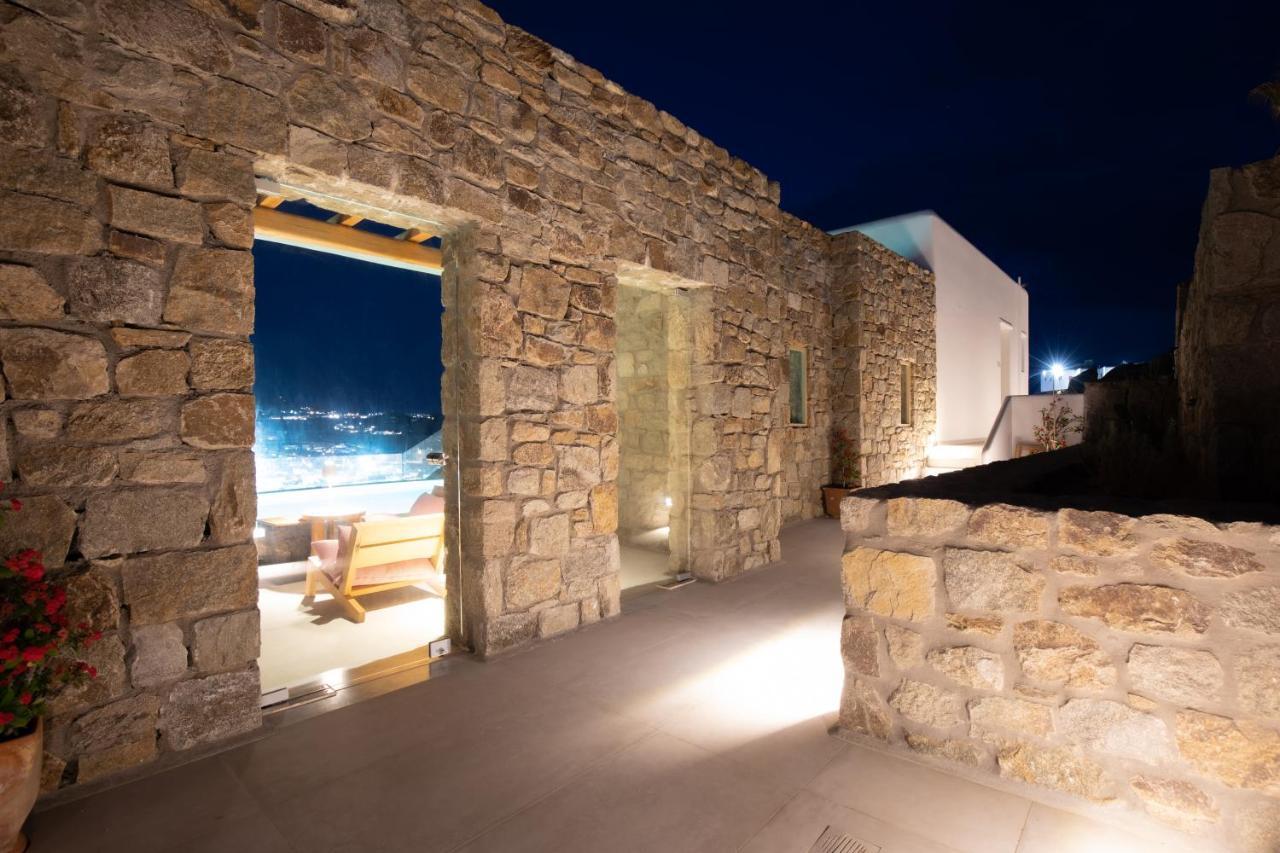 Due Mari Mykonos Hotel Agios Ioannis Diakoftis ภายนอก รูปภาพ