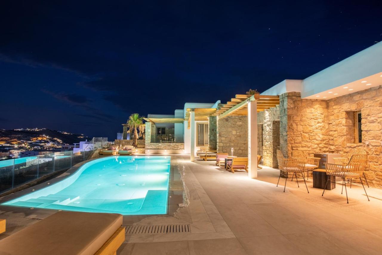 Due Mari Mykonos Hotel Agios Ioannis Diakoftis ภายนอก รูปภาพ