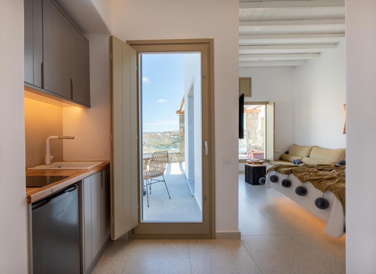 Due Mari Mykonos Hotel Agios Ioannis Diakoftis ภายนอก รูปภาพ