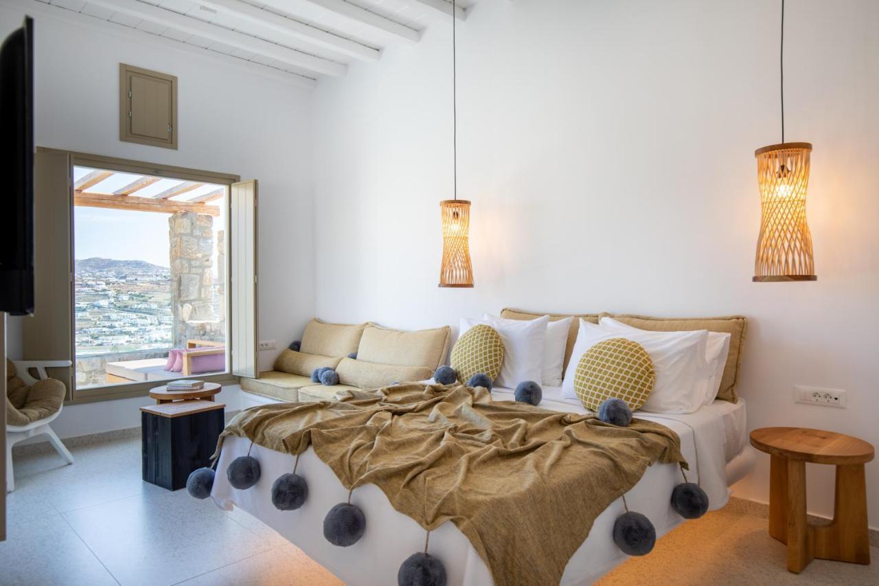 Due Mari Mykonos Hotel Agios Ioannis Diakoftis ภายนอก รูปภาพ