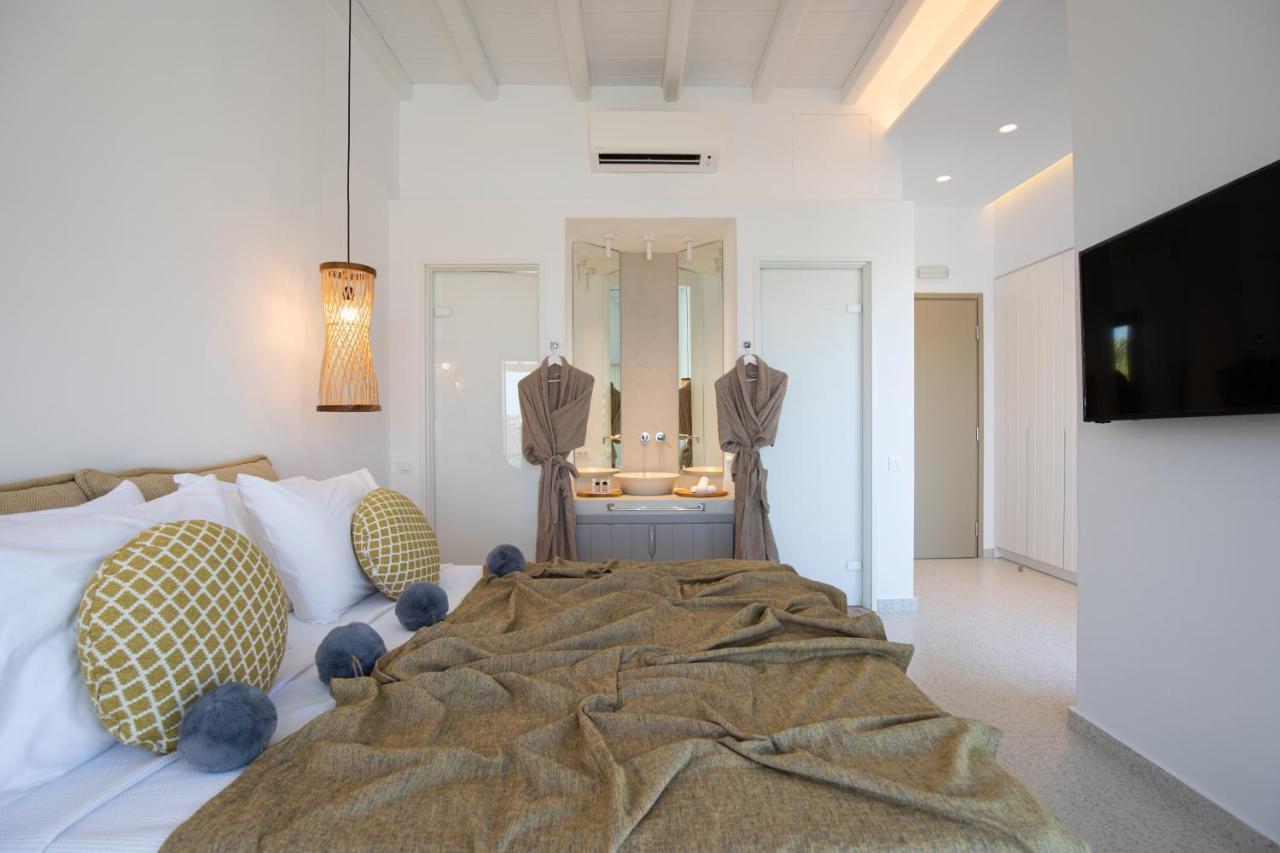 Due Mari Mykonos Hotel Agios Ioannis Diakoftis ภายนอก รูปภาพ