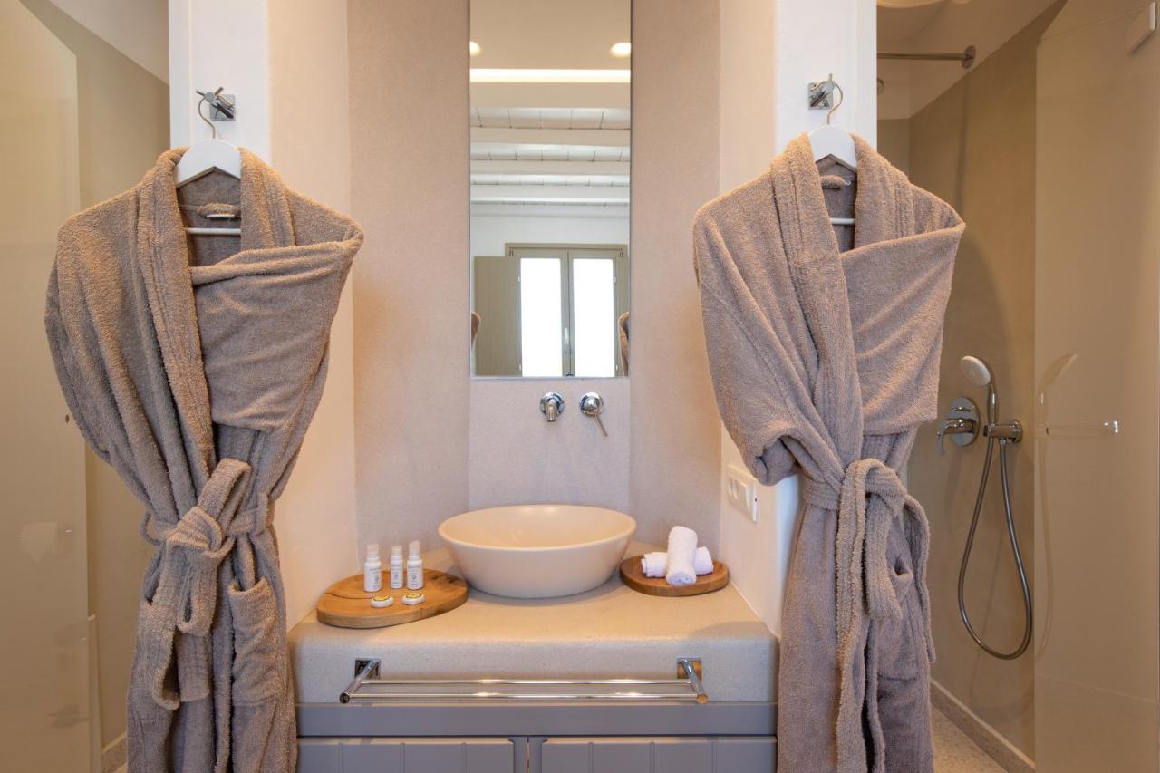 Due Mari Mykonos Hotel Agios Ioannis Diakoftis ภายนอก รูปภาพ