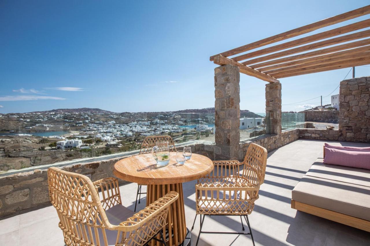 Due Mari Mykonos Hotel Agios Ioannis Diakoftis ภายนอก รูปภาพ