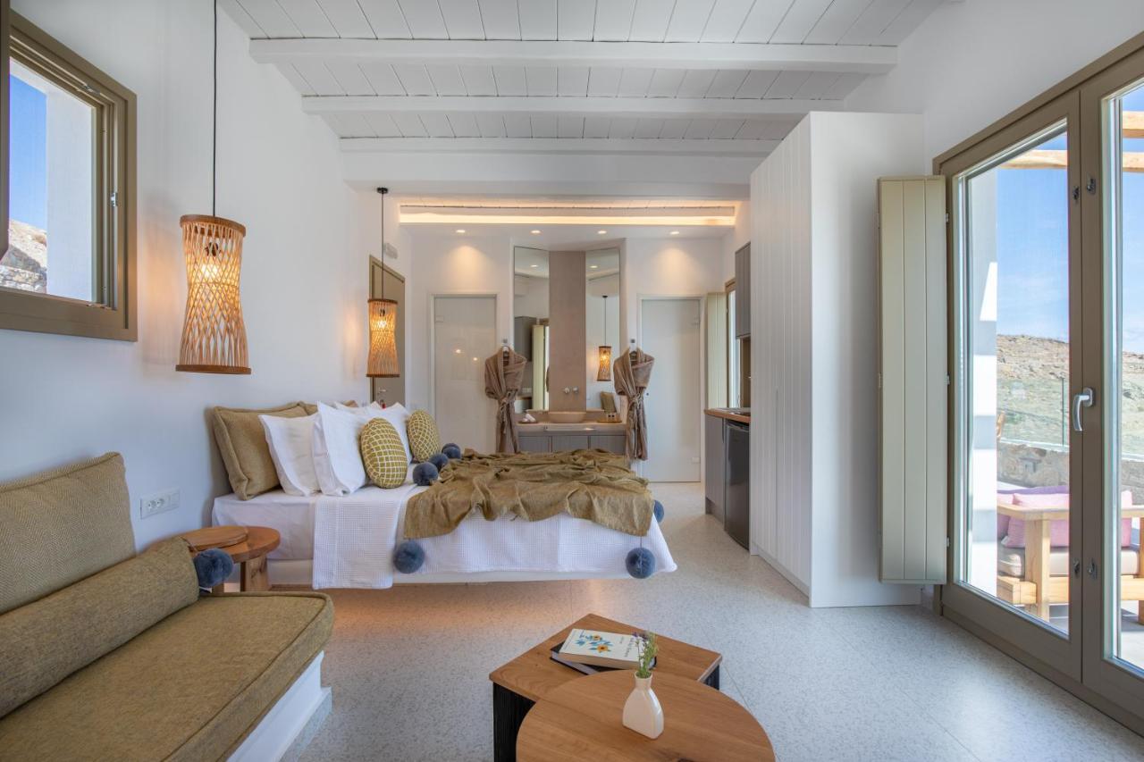 Due Mari Mykonos Hotel Agios Ioannis Diakoftis ภายนอก รูปภาพ