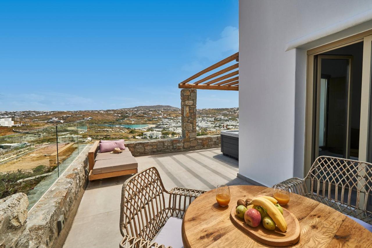 Due Mari Mykonos Hotel Agios Ioannis Diakoftis ภายนอก รูปภาพ
