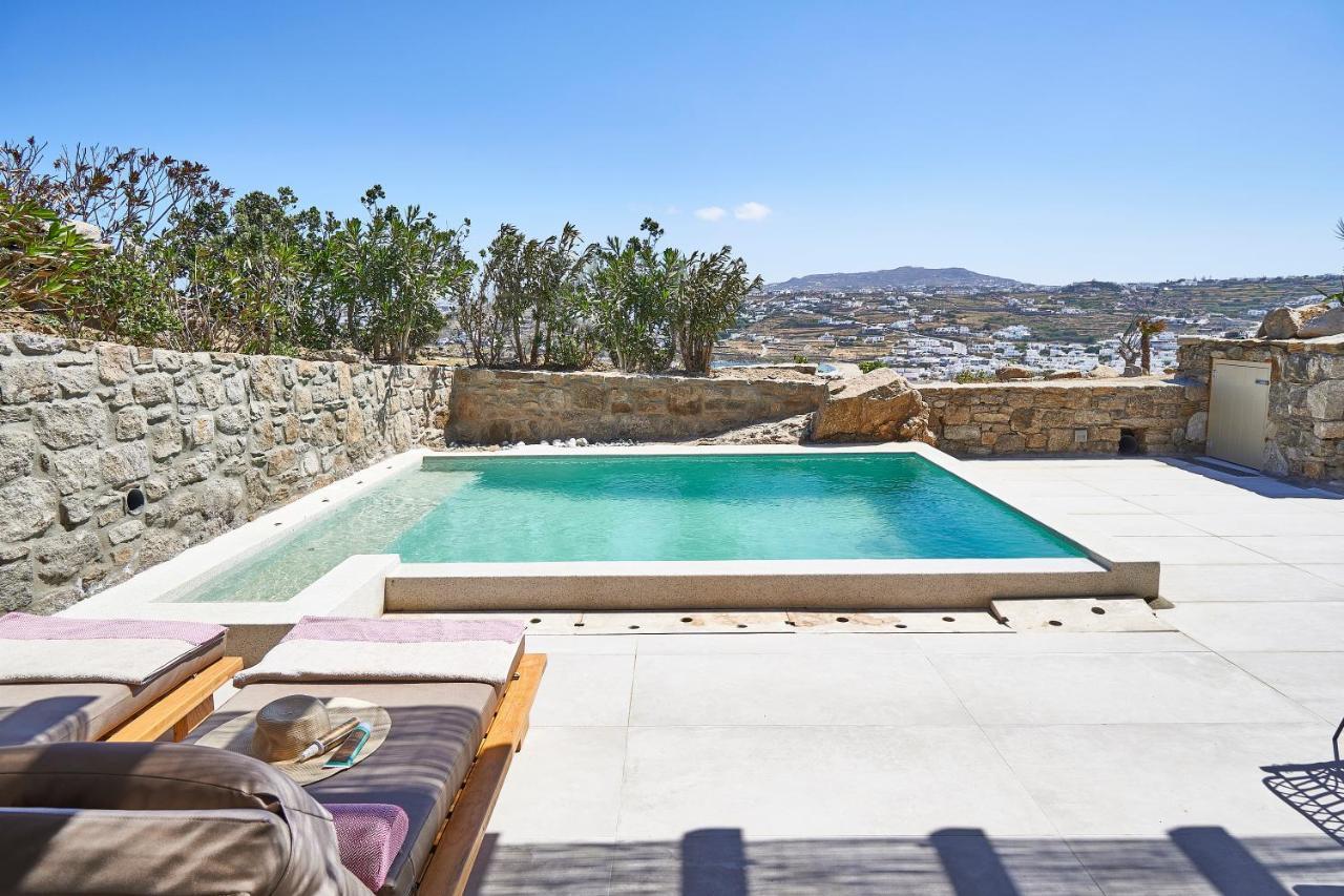 Due Mari Mykonos Hotel Agios Ioannis Diakoftis ภายนอก รูปภาพ