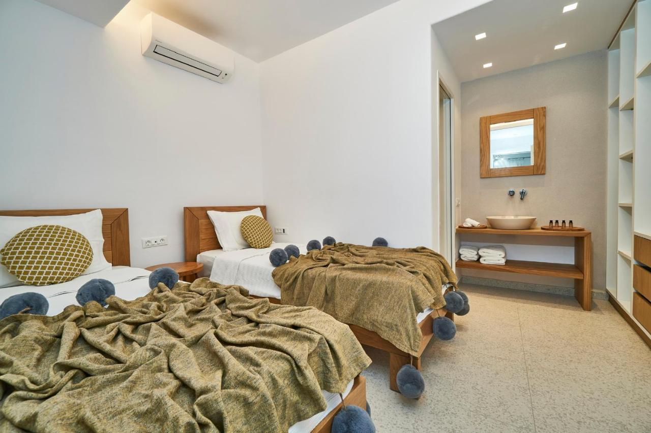 Due Mari Mykonos Hotel Agios Ioannis Diakoftis ภายนอก รูปภาพ
