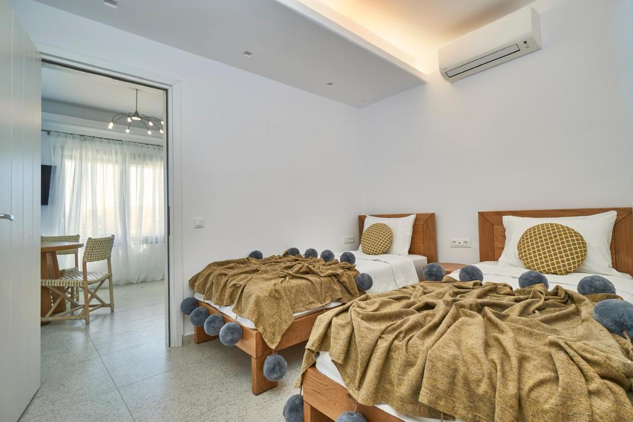 Due Mari Mykonos Hotel Agios Ioannis Diakoftis ภายนอก รูปภาพ