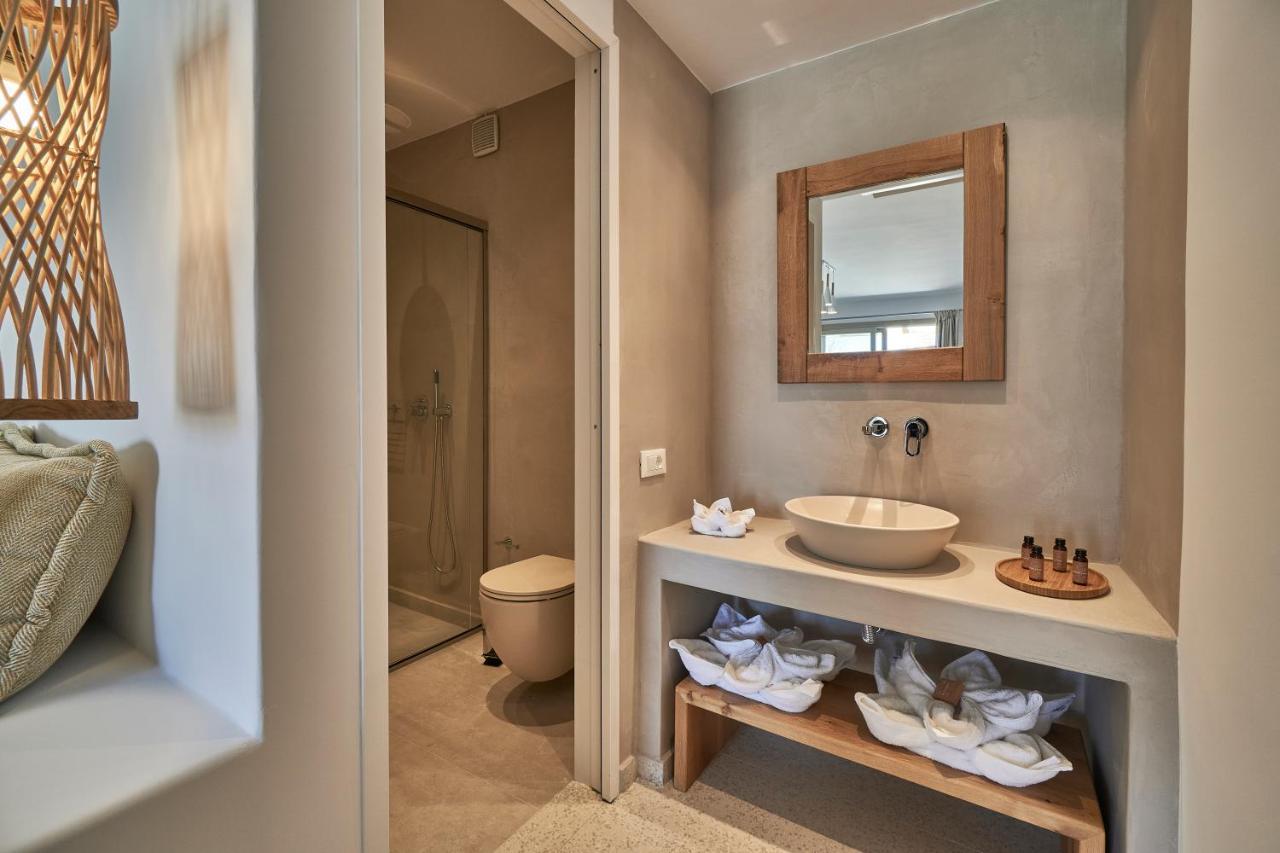 Due Mari Mykonos Hotel Agios Ioannis Diakoftis ภายนอก รูปภาพ