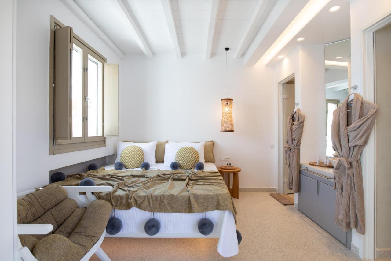 Due Mari Mykonos Hotel Agios Ioannis Diakoftis ภายนอก รูปภาพ