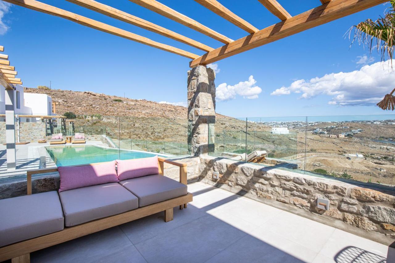 Due Mari Mykonos Hotel Agios Ioannis Diakoftis ภายนอก รูปภาพ