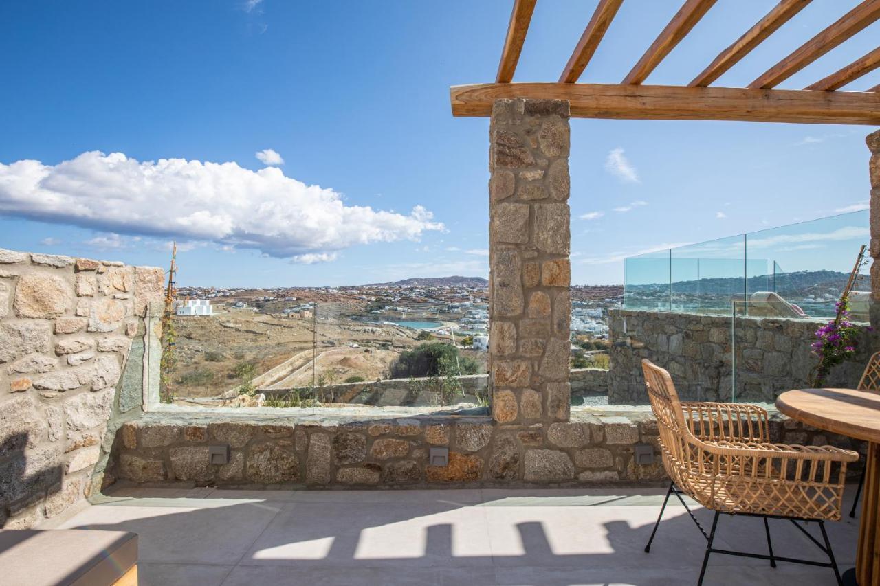 Due Mari Mykonos Hotel Agios Ioannis Diakoftis ภายนอก รูปภาพ