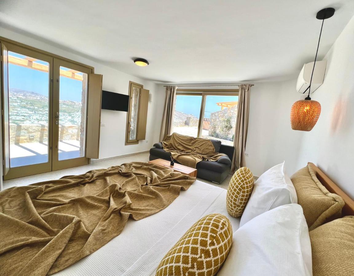 Due Mari Mykonos Hotel Agios Ioannis Diakoftis ภายนอก รูปภาพ