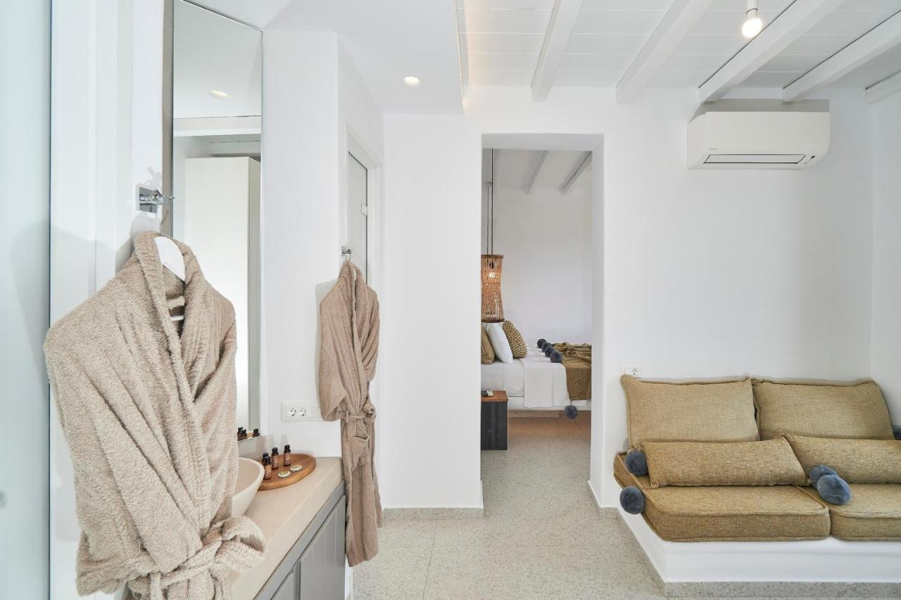 Due Mari Mykonos Hotel Agios Ioannis Diakoftis ภายนอก รูปภาพ